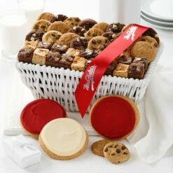 Sweet Sampler White Basket Nut-Free