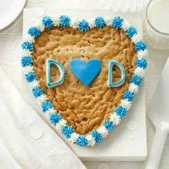 Dad Heart Cookie Cake