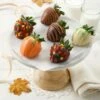 Fall Half Dozen Belgian Chocolate Strawberries -MRS. FIELDS Sales Store 20FCCC060 Fall 6ct Berries