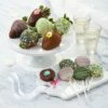 Belgian Chocolate Flower Strawberries & Nibblers® Pops -MRS. FIELDS Sales Store 21SCCC600 FlowerBerries NibblerPops