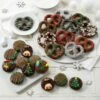 Holiday Belgian Chocolate-Covered 12 Pretzels & 12 Nibblers -MRS. FIELDS Sales Store 21WCCC024 Dozen Holiday Pretzelknots DippedNibblers