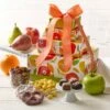 Sunny Days Fruit & Sweets Tower -MRS. FIELDS Sales Store 23SGTOWER FloralFruitandTreatsGiftTower