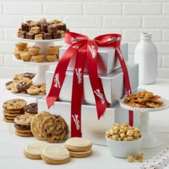 Abundant Silver Cookie Tower