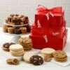 Traditional Crimson Cookie Tower Nut-Free -MRS. FIELDS Sales Store Web 22EVTOWR021NN TradtionalCrimsonTower 187