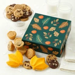 Falling Leaves Cookie Box
