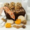 Autumn Abundance Brown Cookie Basket -MRS. FIELDS Sales Store Web 23FBSKT021 Autumnbasket Brown 476