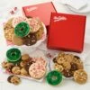 Mrs. Fields Signature Holiday Cookie Box 2-Pack -MRS. FIELDS Sales Store Web 23WBOXL031B HolidayCookieBox Bulk 219