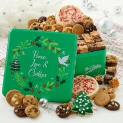 Peace, Love, & Cookies Large Combo Tin