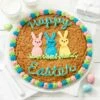 All Fun And Bunnies Cookie Cake -MRS. FIELDS Sales Store Web 24ECKIE001 HappyEasterCookieCake 408